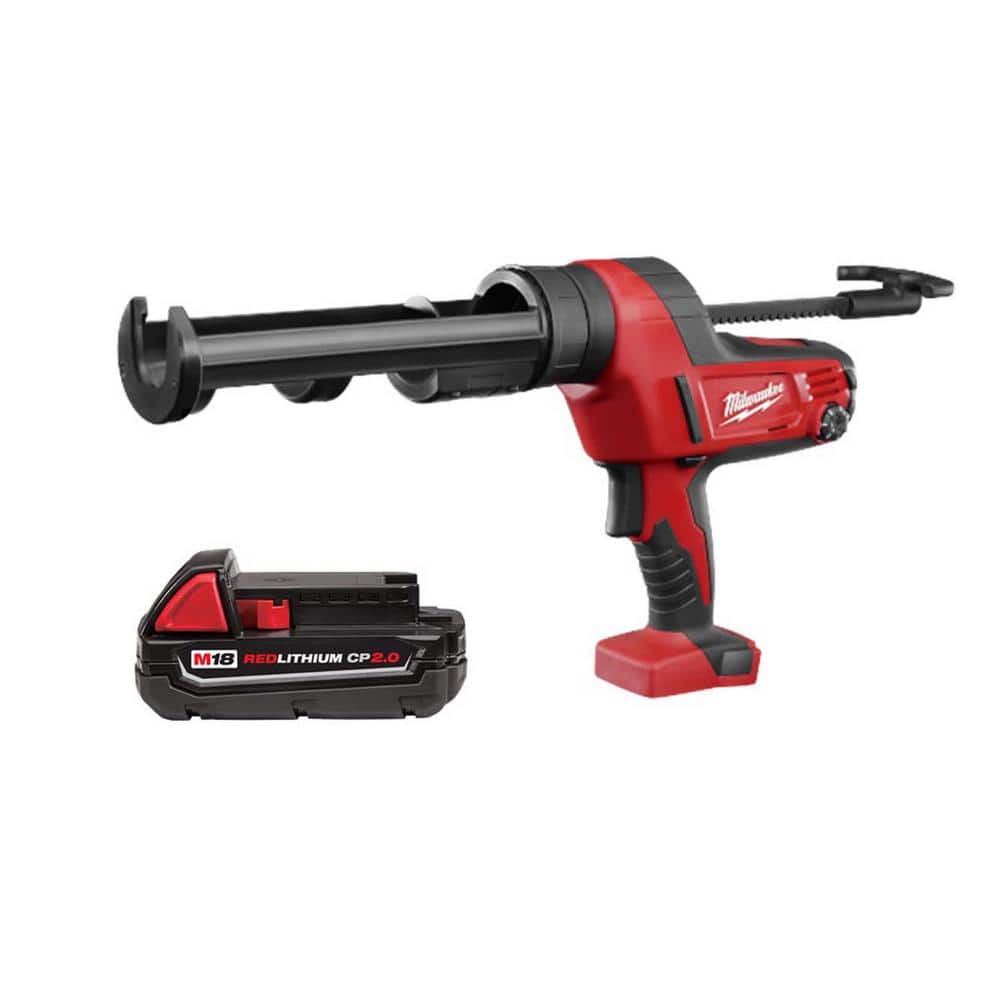 M18 18V Lithium-Ion Cordless 10 oz. Caulk Gun w/2.0ah Battery - Image 1