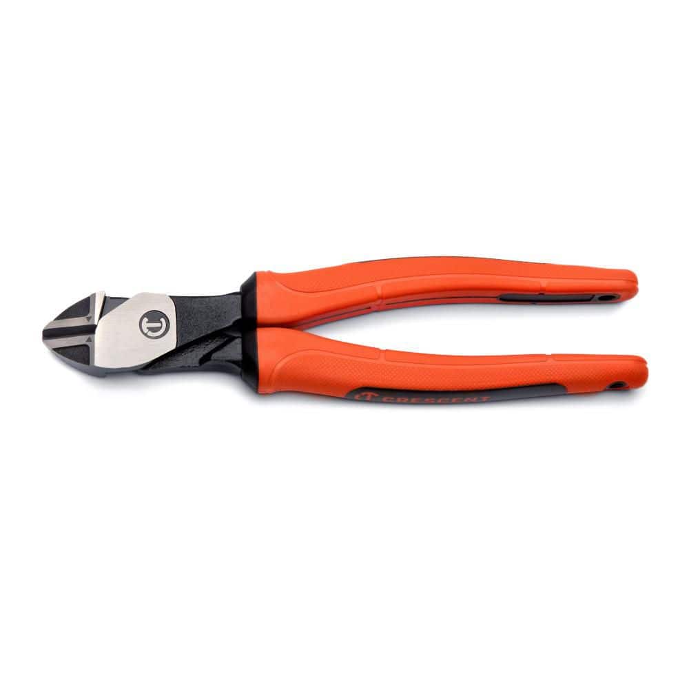 8 in. Z2 High Leverage Diagonal Cutting Pliers with Dual Material Grips - Image 1