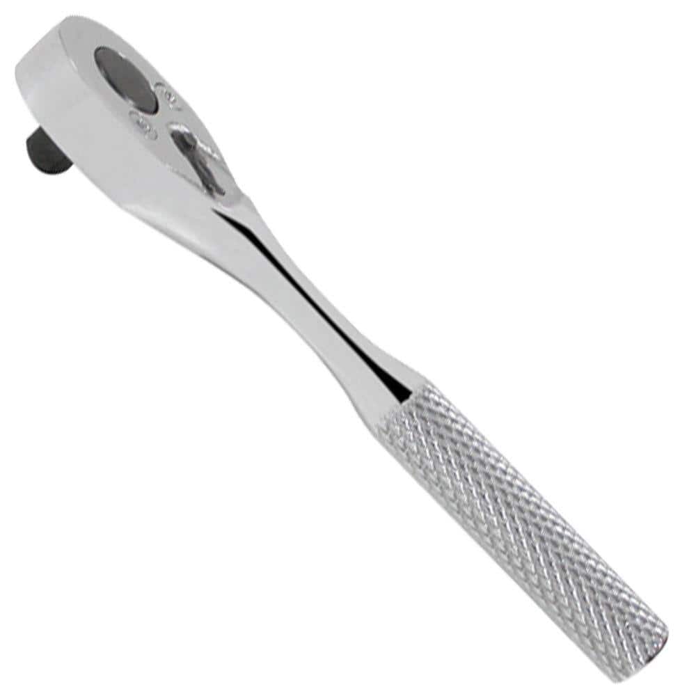 1/4 Inch Drive Reversible Quick Release Chrome Ratchet - Image 1