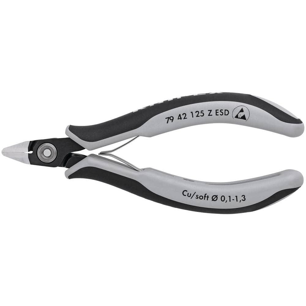 5 in. Precision Electronics Diagonal Cutters with ESD Handles - Image 1