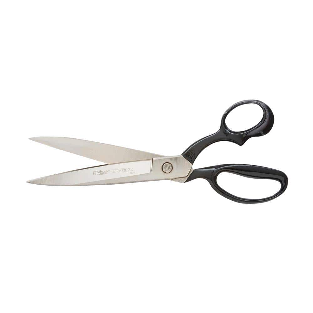 Crescent Wiss 12" Bent Handle Industrial Shears - Professional Heavy Duty Utility Scissors Tool for Sewing Fabric, Upholstery & Leather - W22N - Image 1