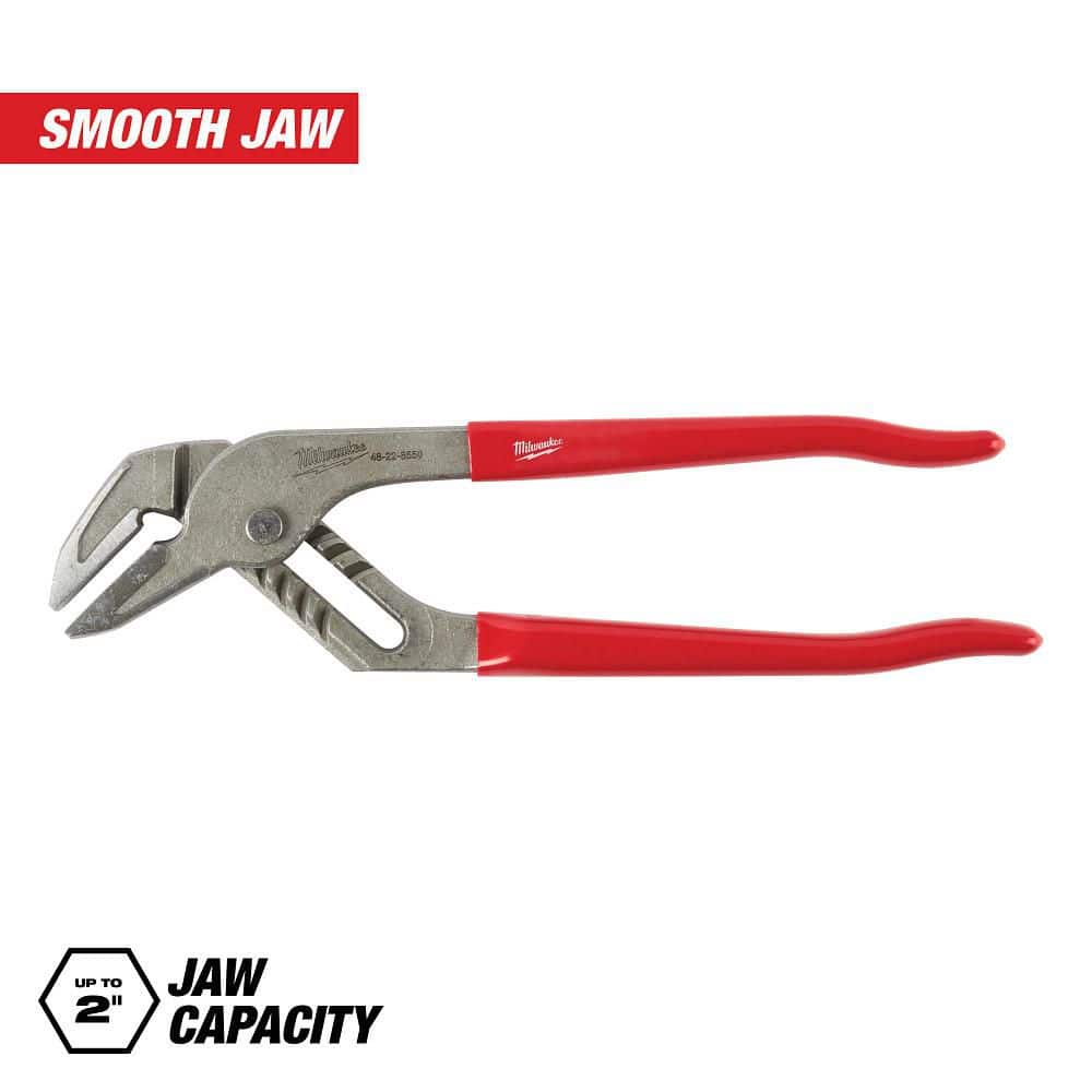 10 in. Dipped Grip Smooth Jaw Tongue & Groove Pliers - Image 1