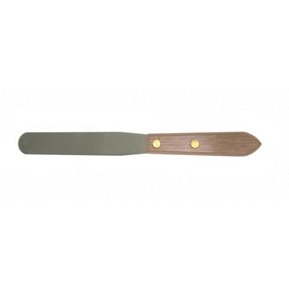 6 in. x 1 in. Stainless Steel Blade Caulking Spatula - Image 1