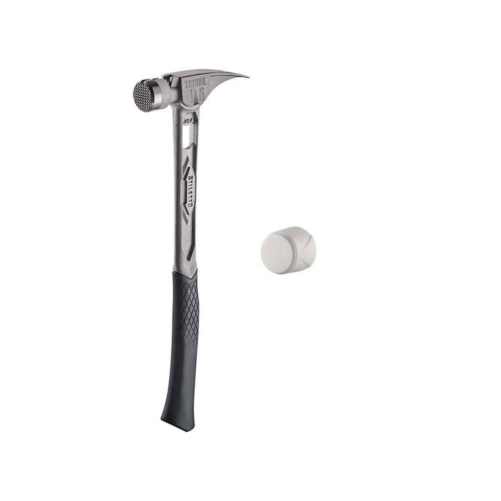15 oz. TiBone Milled Face with Curved Handle with TiBone Mallet Cap (2-Piece) - Image 1