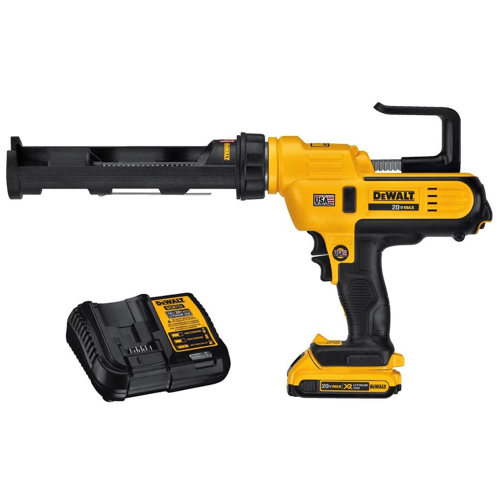 DEWALT DCE560D1 20V MAX 10oz/300ml Adhesive Gun Kit - Image 1