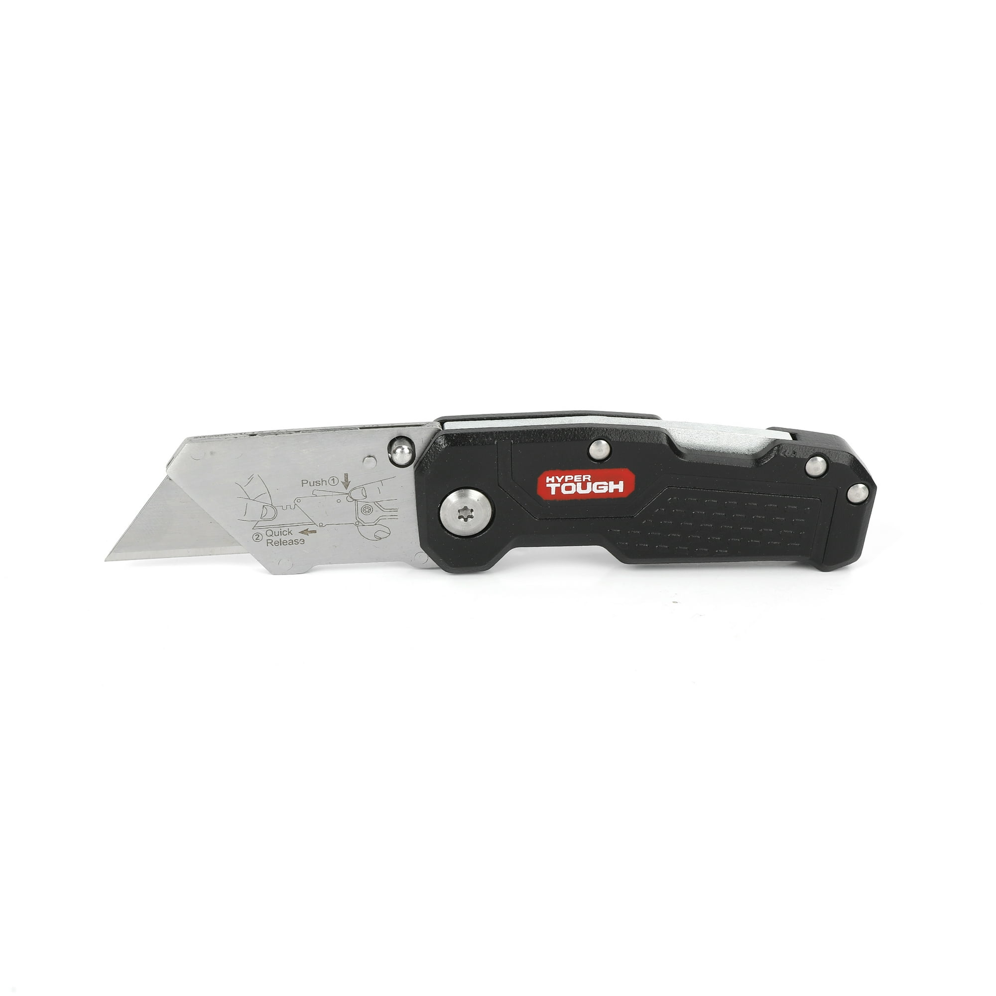 Hyper Tough Quick-Change Folding Lockback Utility Knife, Model 41128 - Image 1