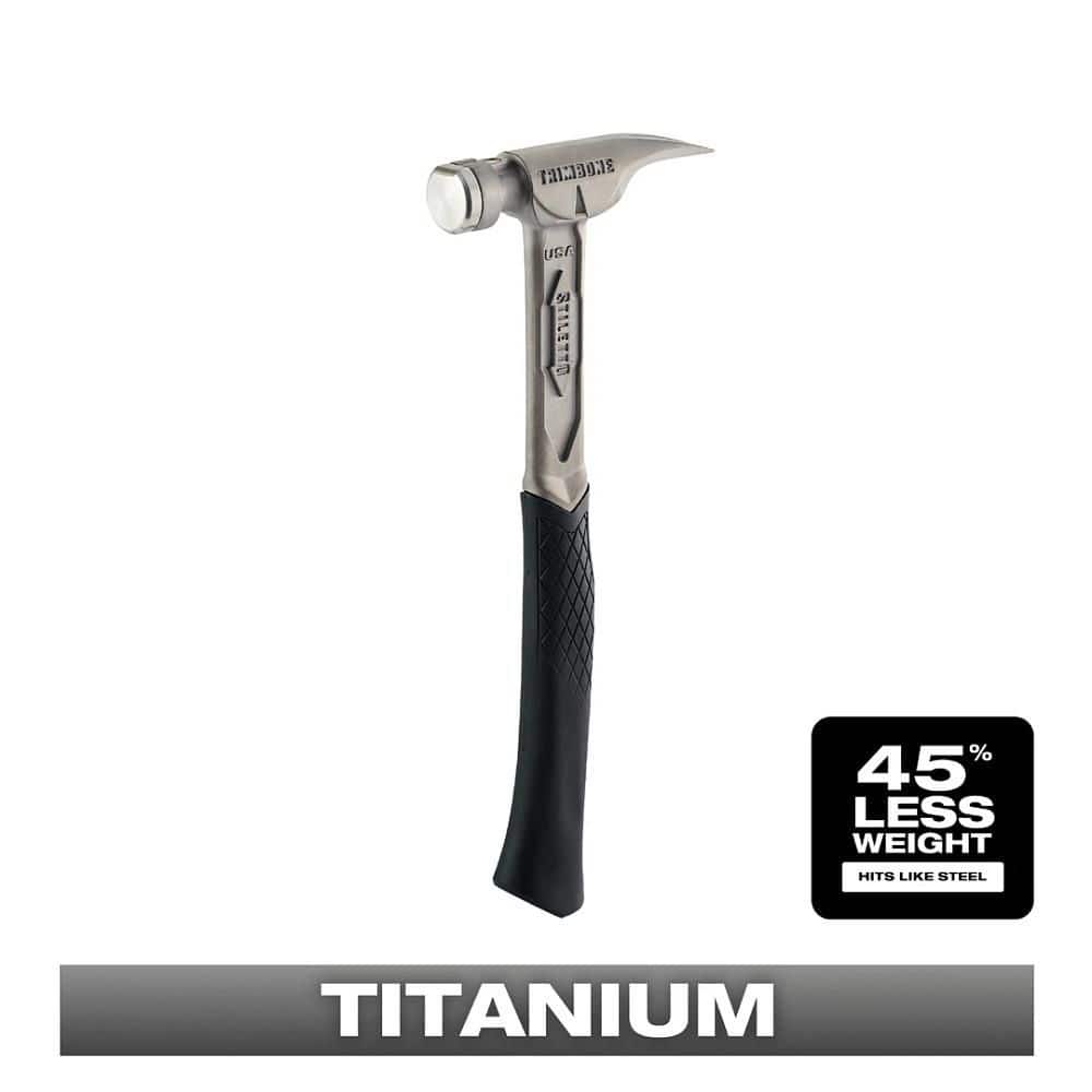 Stiletto TRIMBONE 10oz Titanium Finish Hammer - Image 1