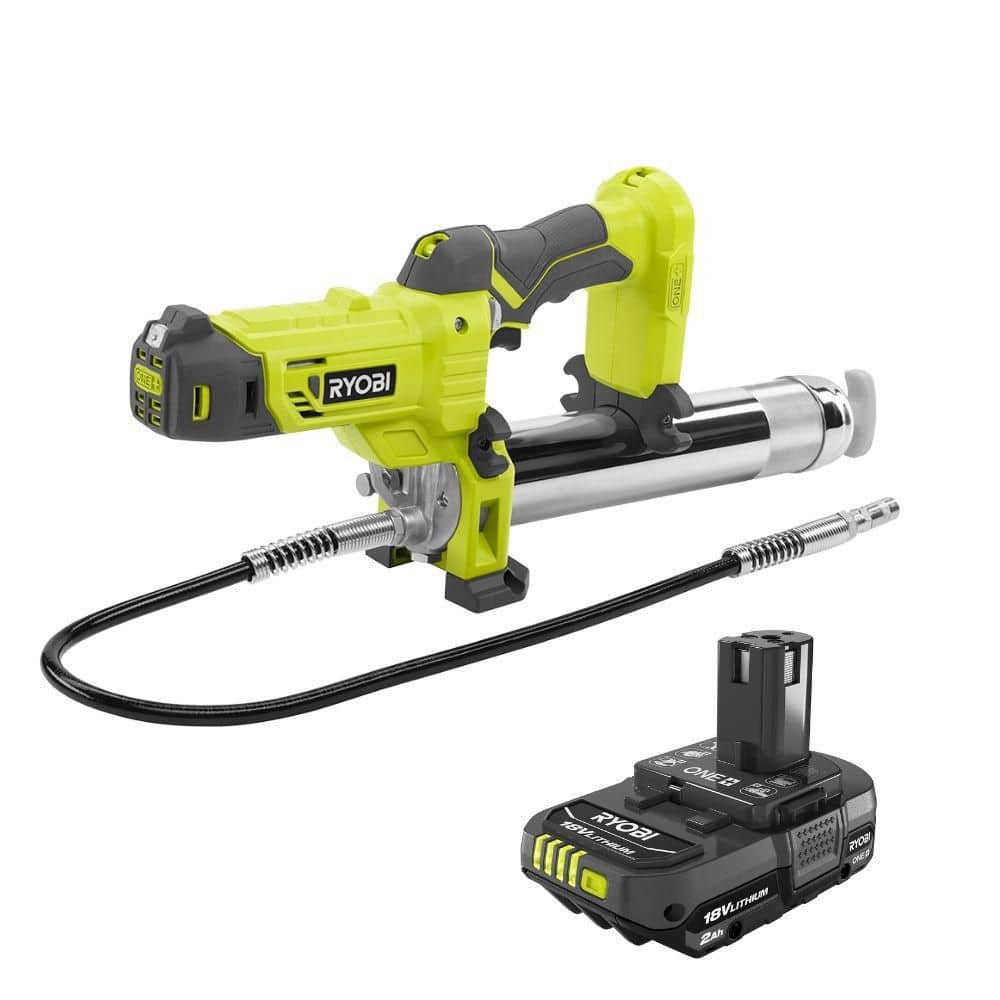 ONE+ 18V Cordless Grease Gun with ONE+ 18V 2.0 Ah Lithium-Ion Battery - Image 1