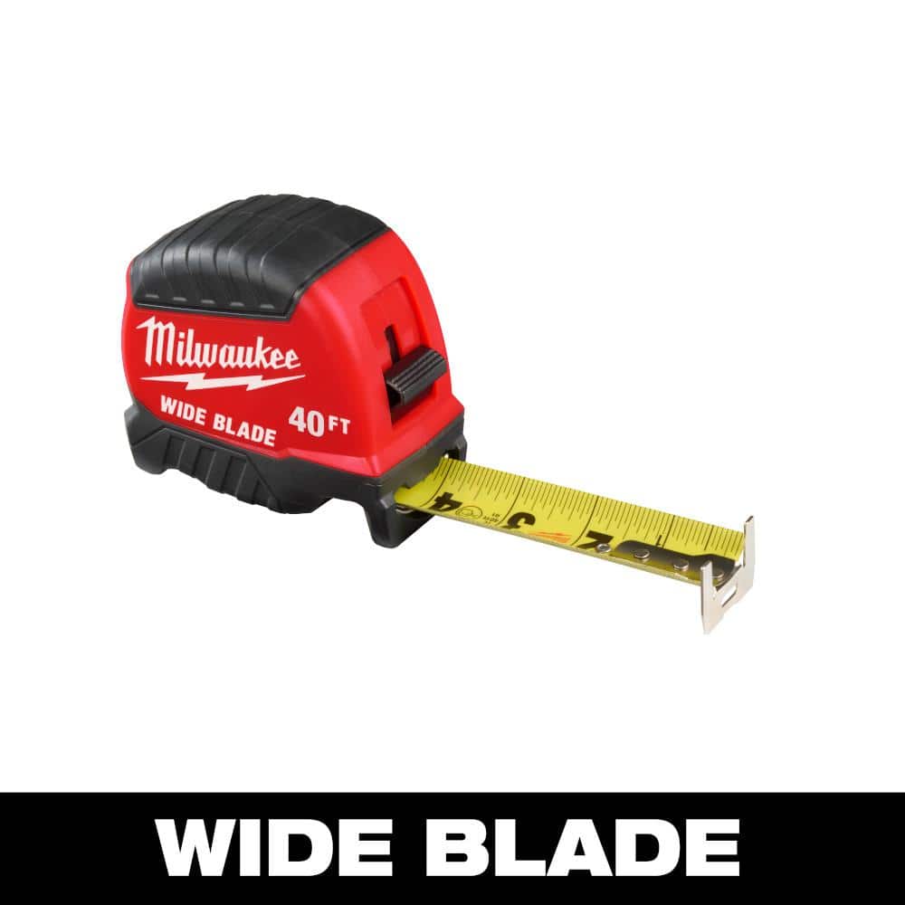 40 ft. Wide Blade Tape Measure With 18 ft. Reach - Image 1