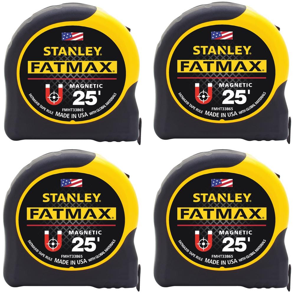 FATMAX 25 ft. x 1-1/4 in. Magnetic Tape Measure (4-Pack) - Image 1