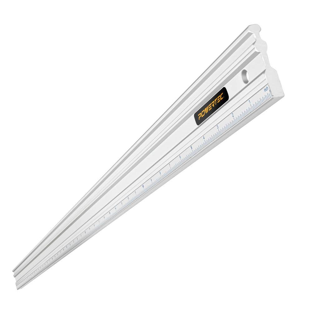 50 in. Anodized Aluminum Straight Edge Ruler, Metal Machined Flat to Within 0.003 in. Over Full 50 in. - Image 1