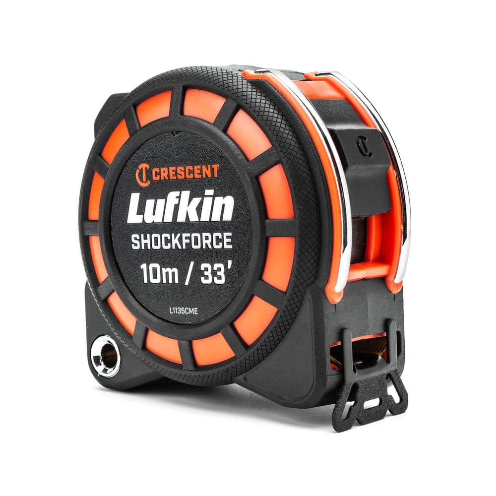 Lufkin 1-3/16 in. x 10 m/33 ft. Shockforce G1 Dual-Sided Tape Measure - Image 1