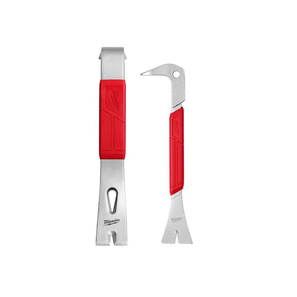 12 in. Pry Bar with 10 in. Molding Puller Pry Bar - Image 1