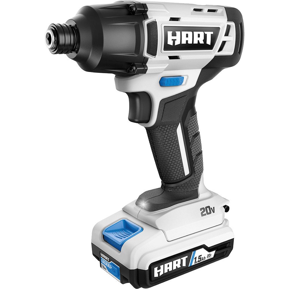 HART 20-Volt Cordless Impact Driver Kit, (1) 1.5Ah Lithium-Ion Battery, Gen 2 - Image 1