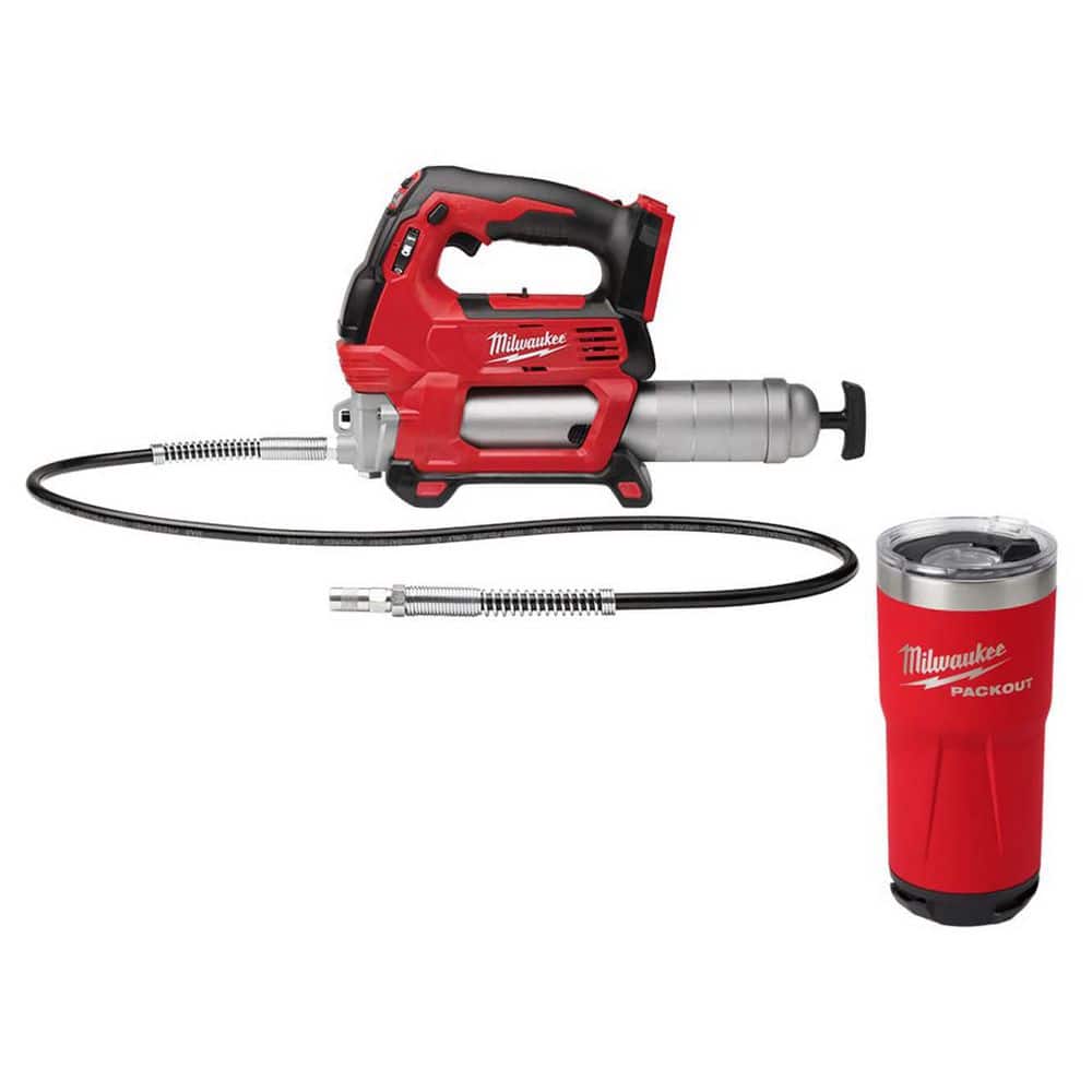 M18 18V Lithium-Ion Cordless Grease Gun 2-Speed with PACKOUT Tumbler - Image 1
