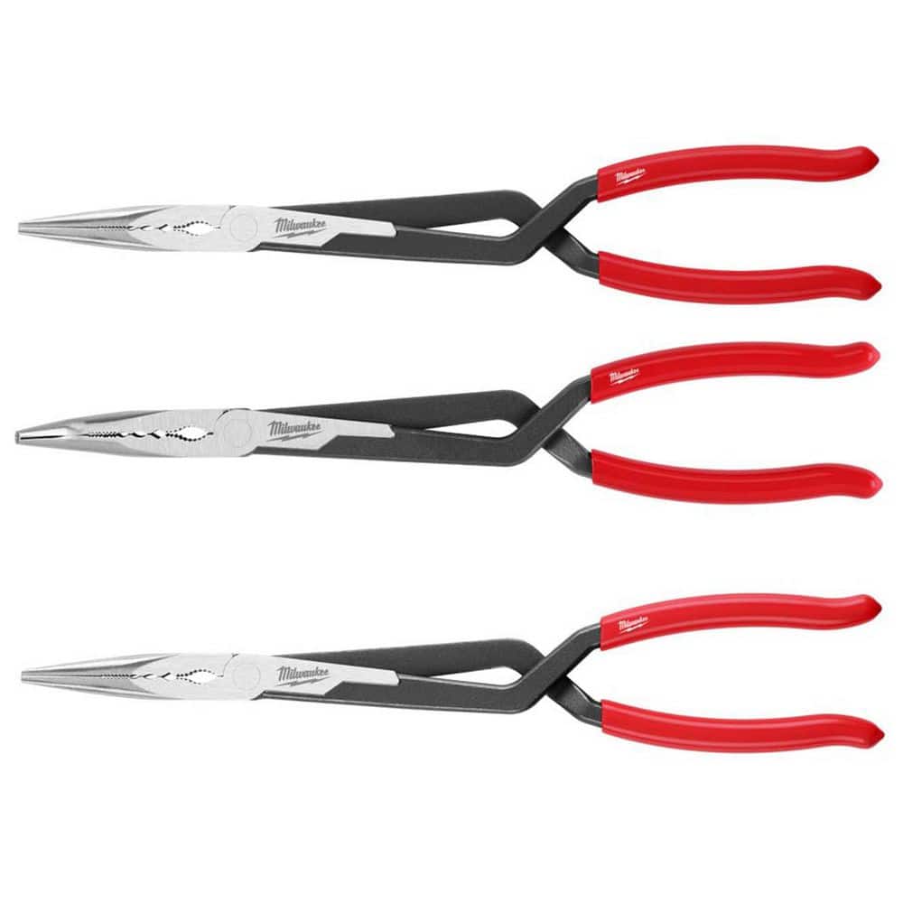 Long Nose Pliers Set with Slip Resistant Grip (3-Piece) - Image 1