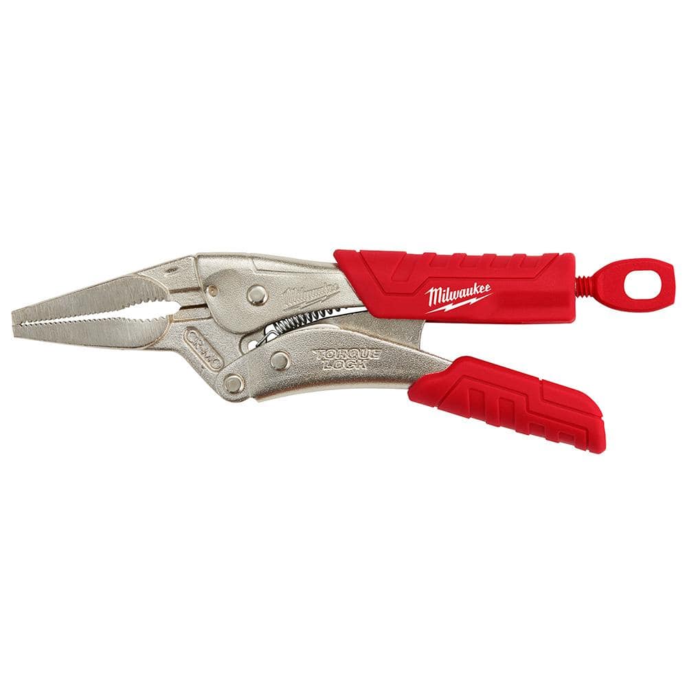 6 in. Torque Lock Long Needle Nose Locking Pliers with Durable Grip - Image 1