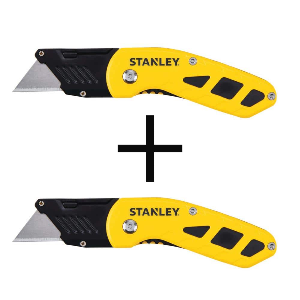 Compact Fixed Blade Folding Utility Knife (2-Pack) - Image 1
