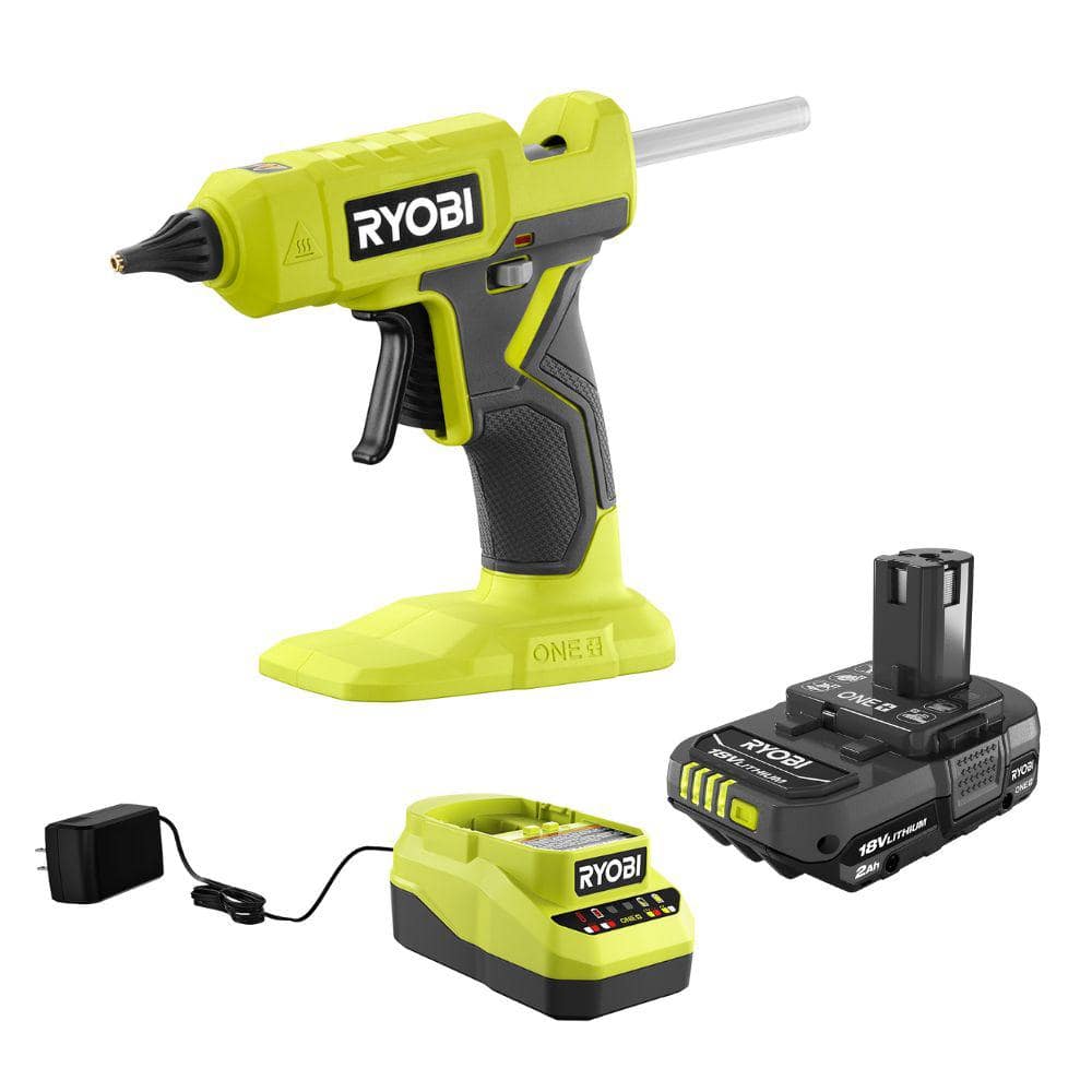 ONE+ 18V Cordless Glue Gun Kit with 2.0 Ah Battery and Charger - Image 1