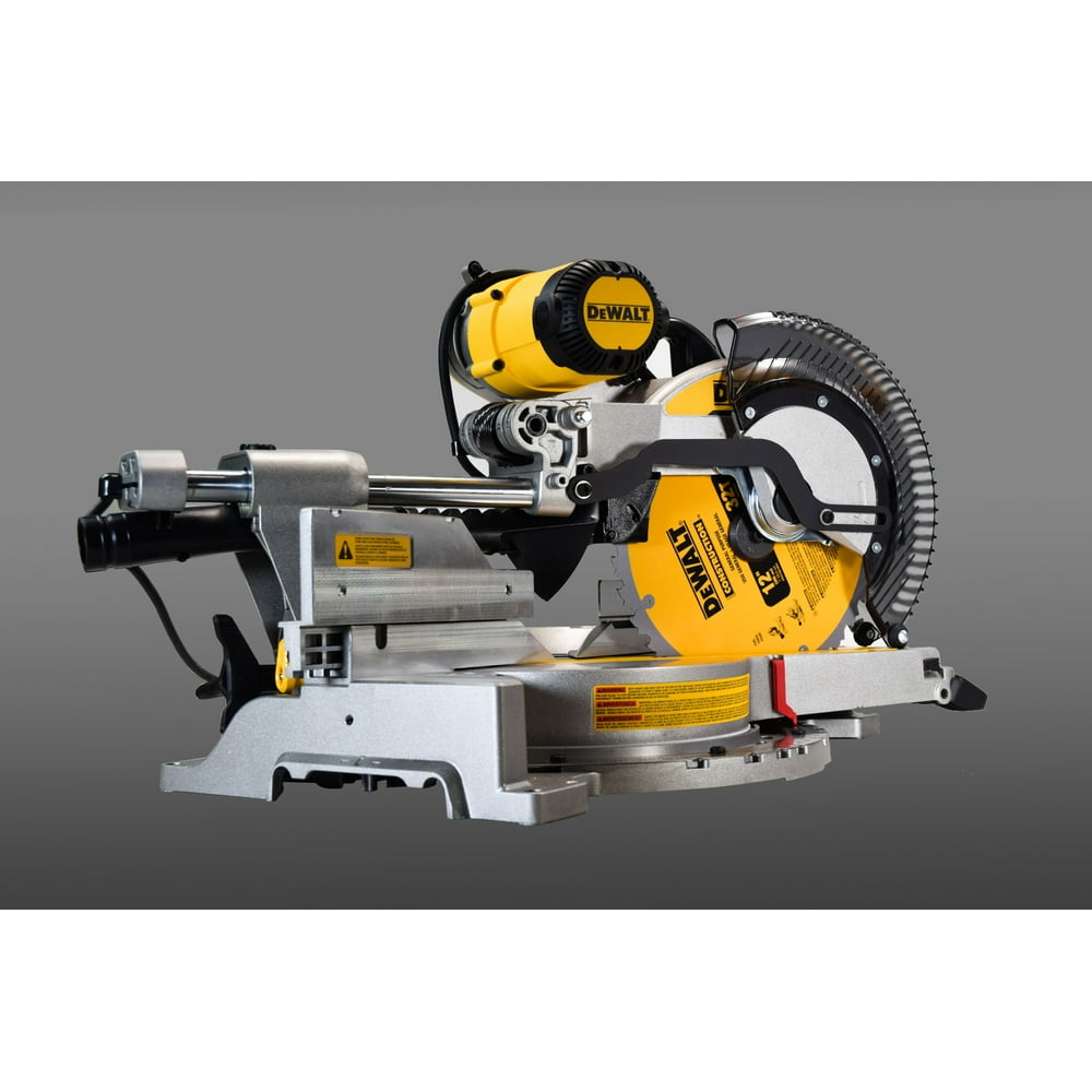 DEWALT DWS779-DWX724 120V 15 Amp Double-Bevel Sliding 12-in Corded Compound Miter Saw with Compact Stand Bundle - Image 1