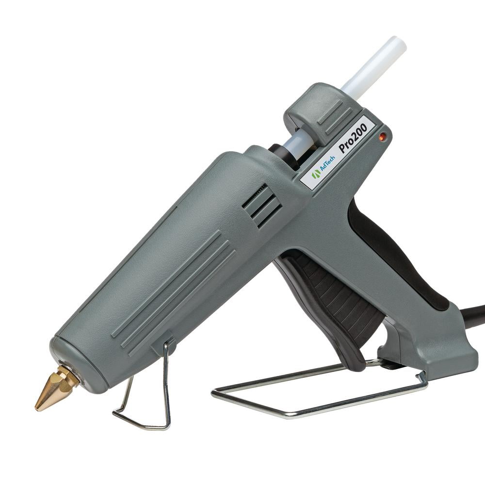 AdTech Industrial Strength Full Size High-Output Hot Melt Glue Gun – Professional Grade Hot Glue Gun for Carpentry, Repairs & Remodeling, Grey, 200 watts - 189 - Image 1
