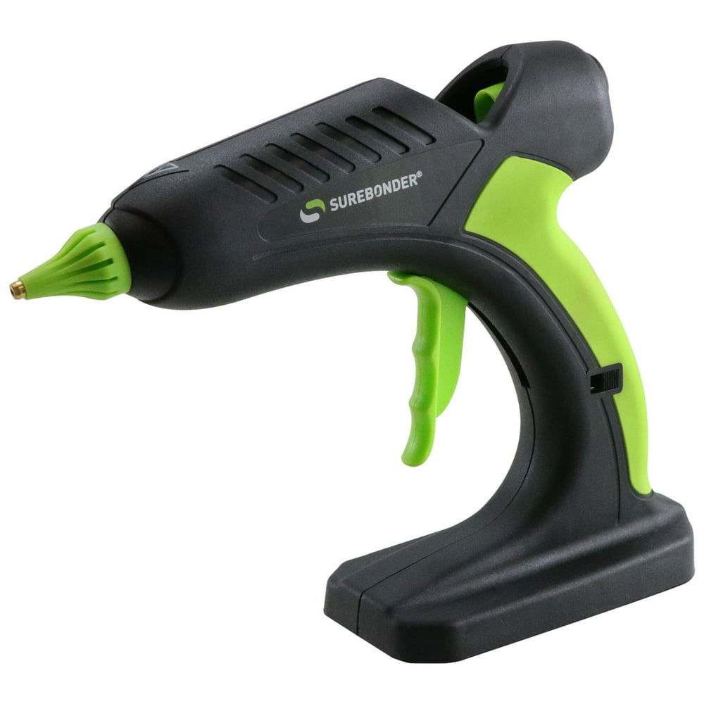 Surebonder 60 Watt Ryobi Type 18 Volt Battery Powered Cordless Professional Heavy Duty Full Size Hot Glue Gun with Battery and Charger Included - Image 1