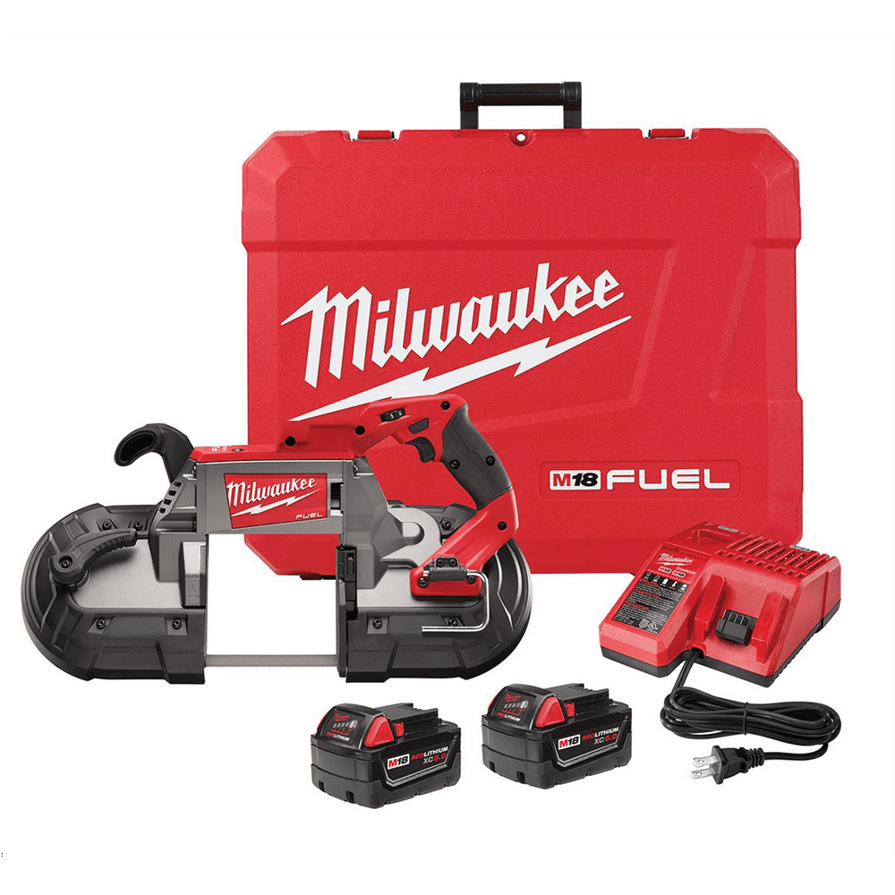 Milwaukee 2729-22 M18 Fuel Deep Cut Band Saw 2 Bat Kit - Image 1