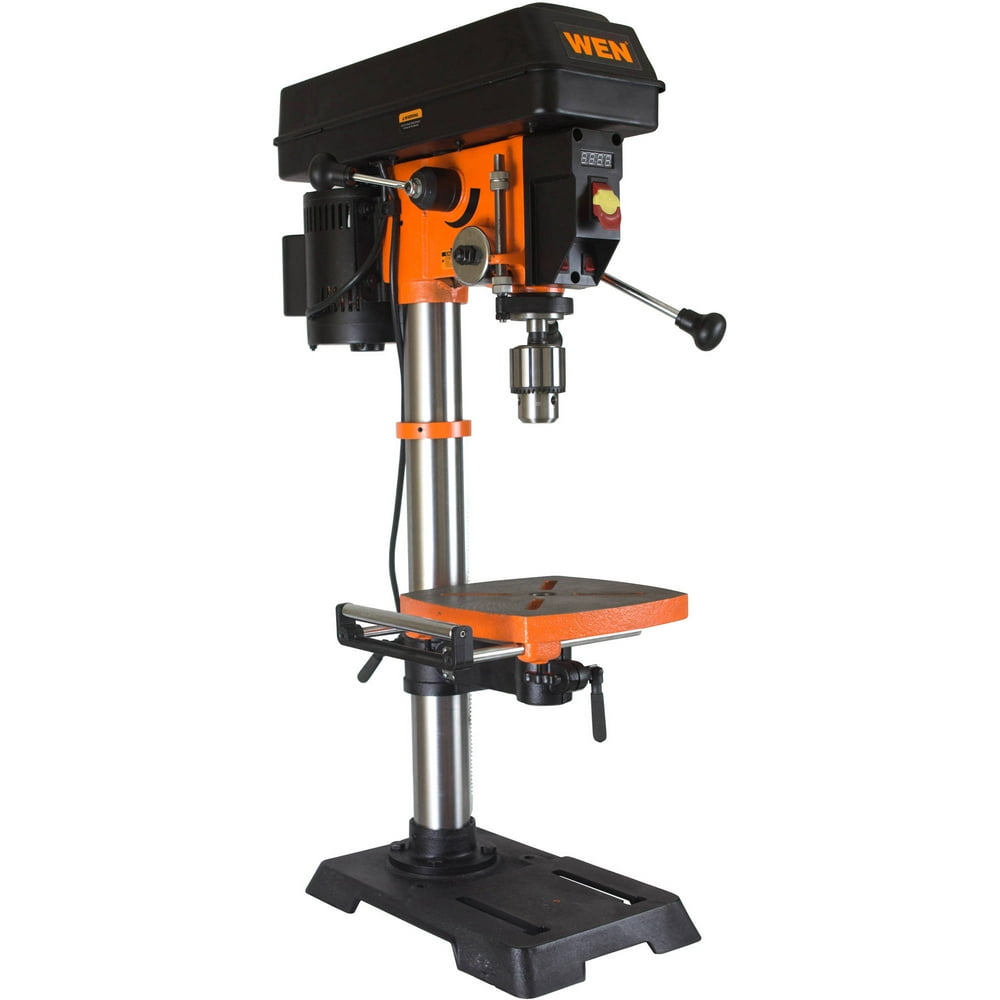 WEN 12 inch 5 Amp Variable Speed Cast Iron Benchtop Drill Presses - Image 1