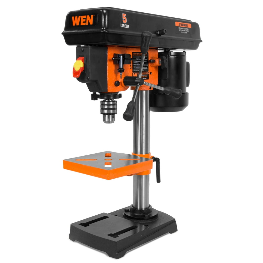 WEN 2.3-Amp 8-Inch 5-Speed Cast Iron Benchtop Drill Press (4206T) - Image 1