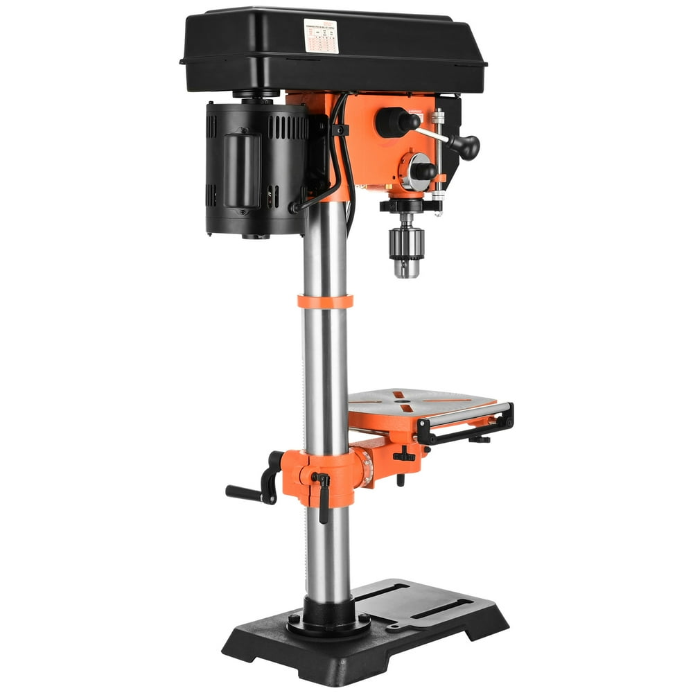 12 in. Benchtop Drill Press 5 Amp Variable Speed Cast Iron Bench Drill Press 12 in. Swing Distance for Wood Metal - Image 1