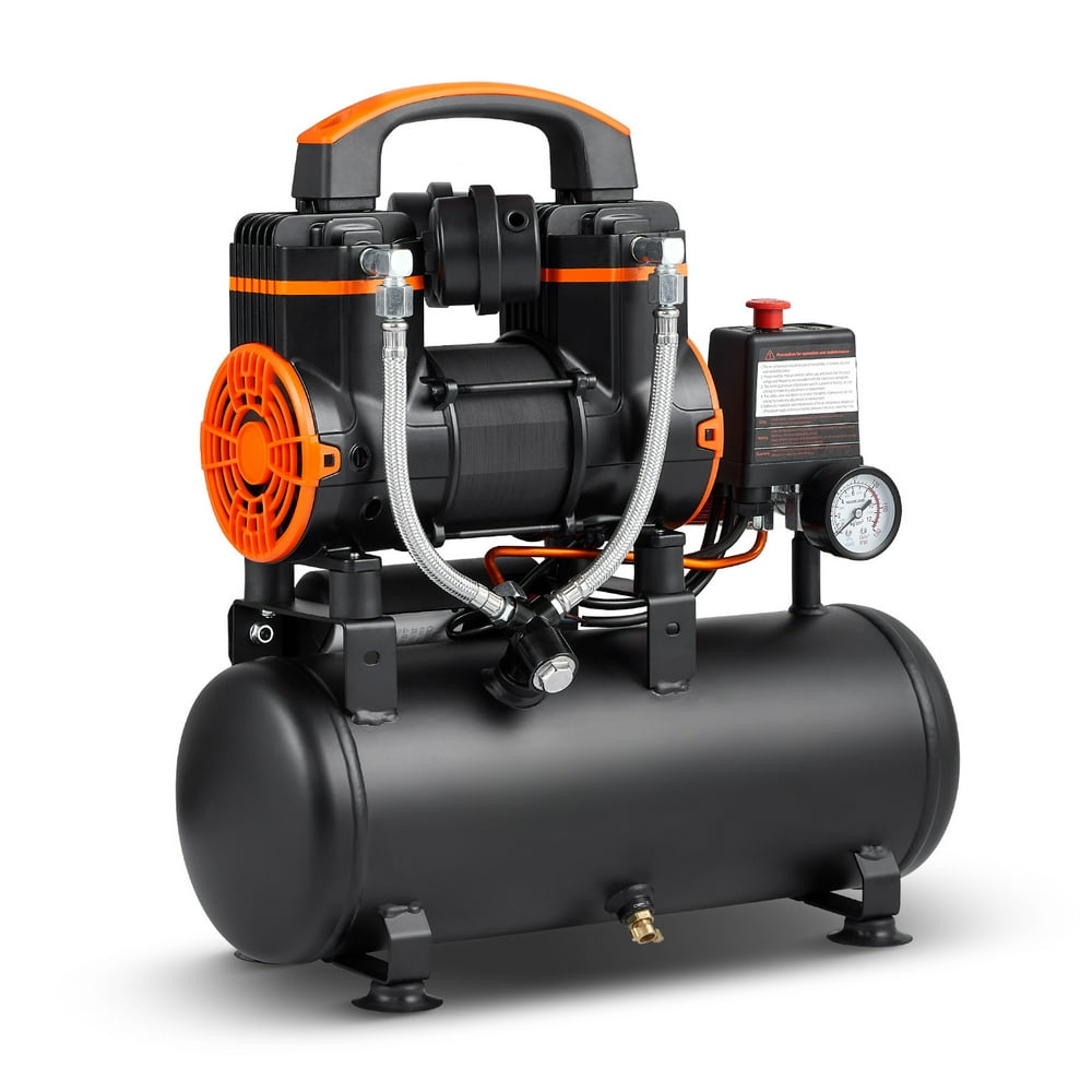 BENTISM 2.1 Gallon Air Compressor, 1.2HP 2.2 CFM@90PSI Oil Free Air Compressor Tank & Max. 116PSI Pressure, 70 dB Ultra Quiet Compressor for Auto Repair, Tire Inflation, Spray Painting - Image 1