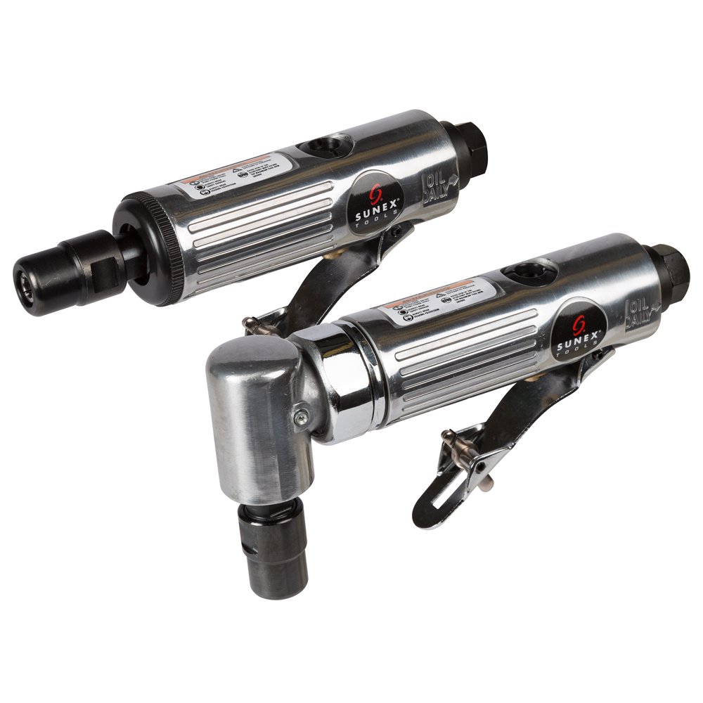Sunex 1/4 In. Dr. Mini Right Angle Die Grinder Kit - Image 1