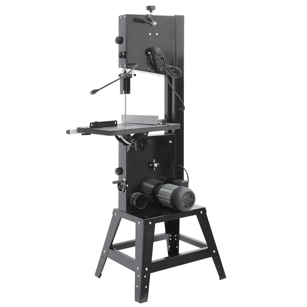 KFFKFF 13.39-Inch Band Saw with Stand, Adjustable Speed 440-846 RPM, 1100W 1-1/2HP Motor, 110V, Integrated Work Light, and Miter Gauge for Cutting Wood, Metal, Aluminum, and Copper - Image 1