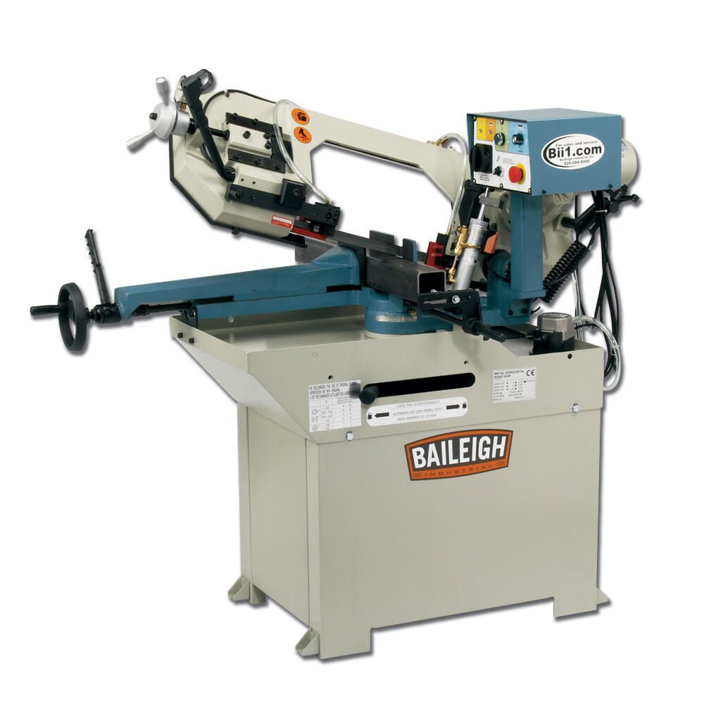 Baileigh Bs-250M Horizontal Band Saw Single Mitering 110V 1 Phase - Image 1