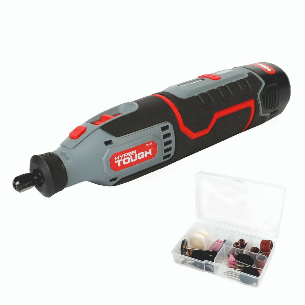 Hyper Tough 12V Max Cordless Rotary Tool with 40-Piece Accessory Kit - Image 1
