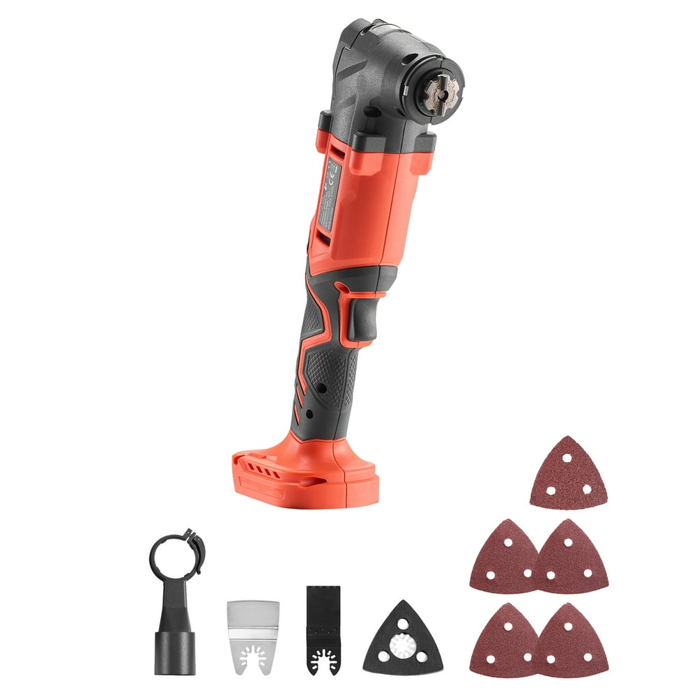KFFKFF Cordless Oscillating Tool, 20V Multi-Tool with Adjustable Speeds 8500 - 17000 OPM, 3.2° Oscillation Angle, 8 Saw Attachments & LED Work Light (Battery Not Included) - Image 1