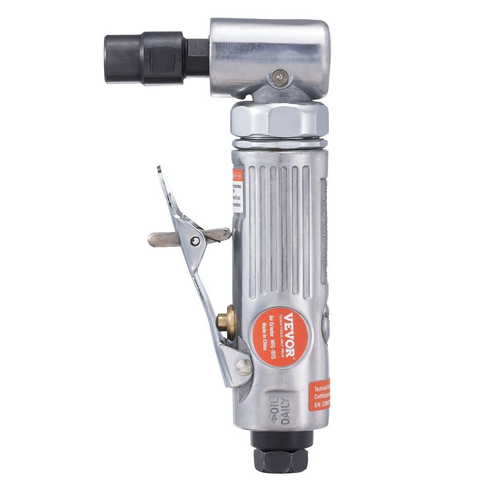 VEVOR Air Die Grinder, 1/4" Right Angle Die Grinder 20000RPM, Lightweight, Ball Bearing Construction, 24PCS Discs for Grinding, Polishing, Deburring, Rust Removal - Image 1