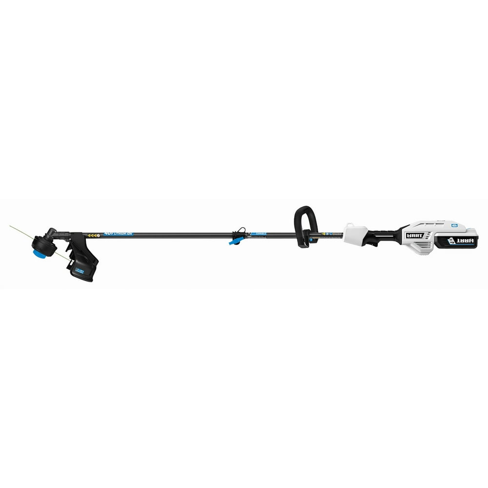 HART 40-Volt Cordless Attachment Capable 15-inch String Trimmer Kit, (1) 4.0Ah Lithium-Ion Battery - Image 1