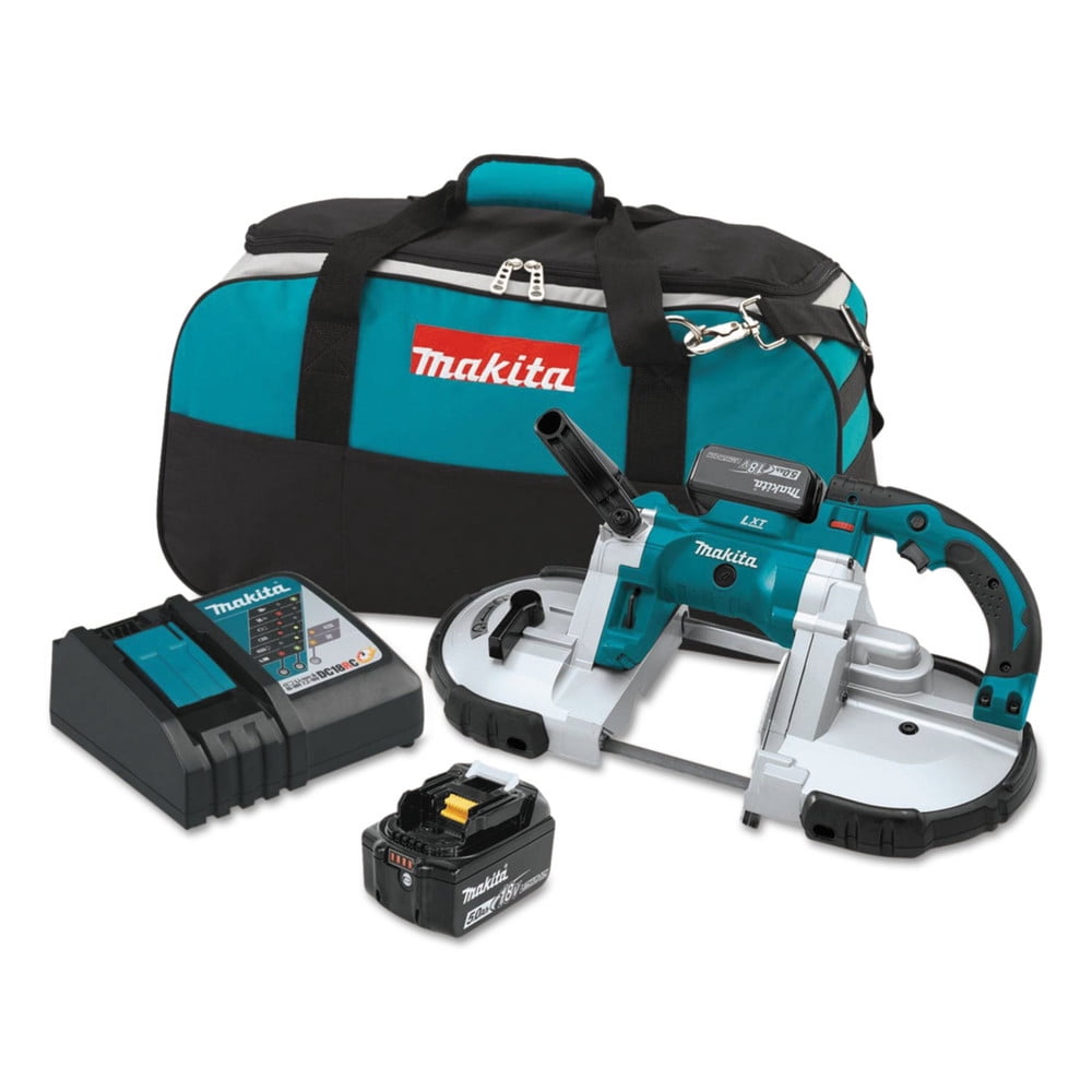 Makita XBP02TX 18V LXT 5.0 Ah Cordless Lithium-Ion Portable Band Saw Kit - Image 1