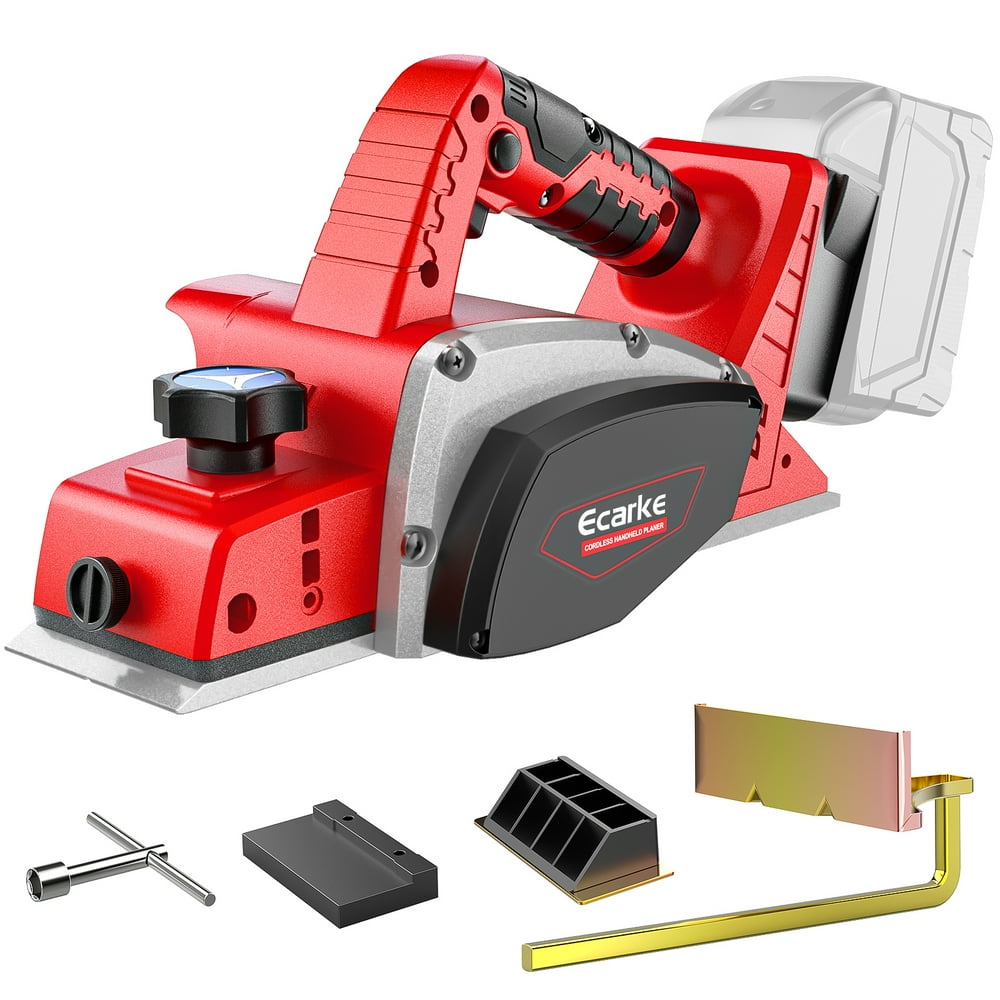 Cordless Electric Hand Planer: 3-1/4-Inch Handheld Planer For Milwaukee 18V Battery (No Battery) - 15000 RPM Power Wood Planer For Woodworking - Image 1