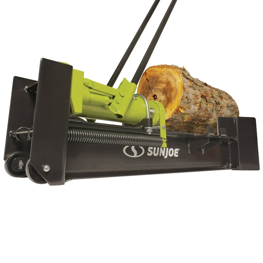 Sun Joe Hydraulic Steel Beam Log Splitter, 10 Ton Capacity Firewood Tool - Cordless Wood Splitting Machine for Fireplace & Fire Stove Logs, LJ10M - Image 1