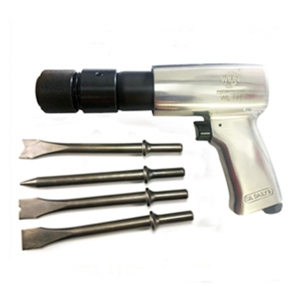 250mm 10" Industrial Air Hammer Pneumatic Tools Pistol Grip Flux Chipper Brake pad Scraper Scaling Hammer Flat Chisel Heavy Duty ,Variable Speed - Image 1