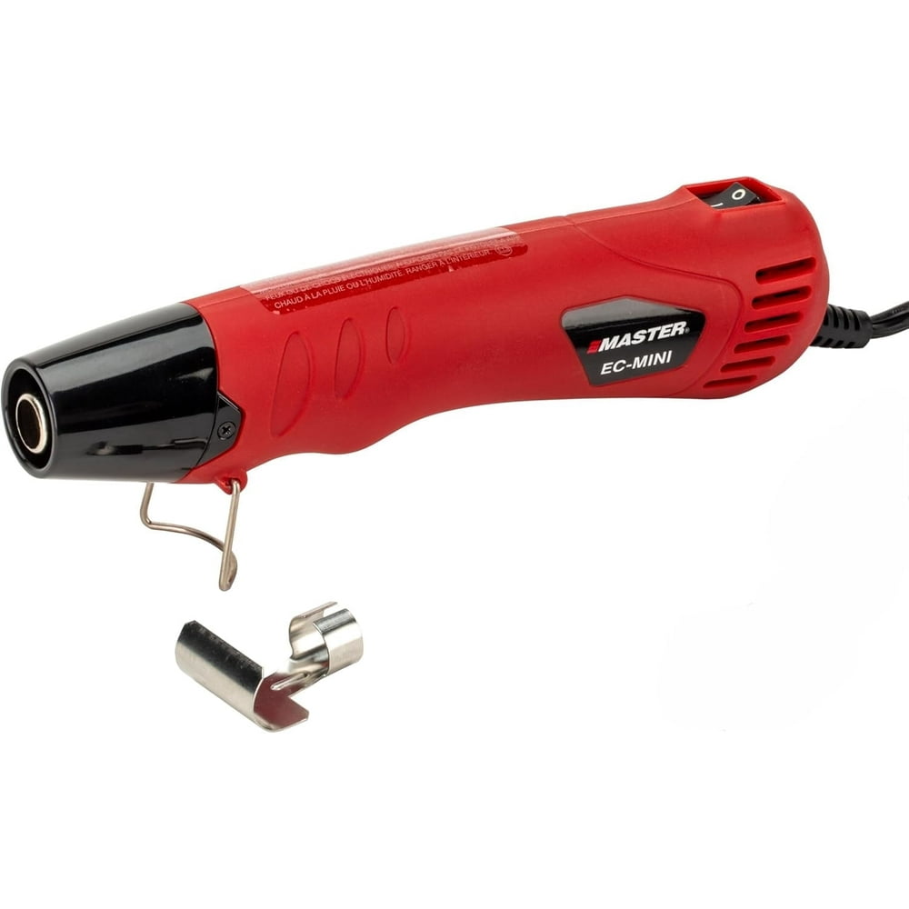 Master Appliance EC-MINI Heat Gun for Crafts, Shrink Wrap, Heat Shrink Tubing, Wire Connectors, Electrical Connectors, Epoxy Resin, Candle Making Heatgun, Embossing Hot Air Gun w/Heat Shrink Reflector - Image 1