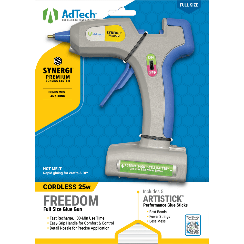 AdTech Cordless Freedom Rechargeable Glue Gun - Full Size - Image 1