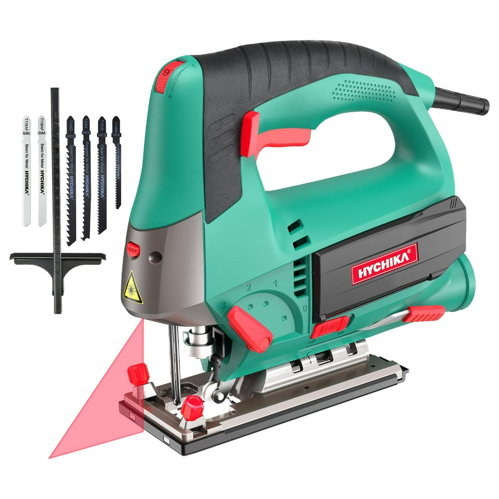 HYCHIKA 6.7A Jig Saw, 6 Variable Speeds, Jigsaws Power Saw - Image 1