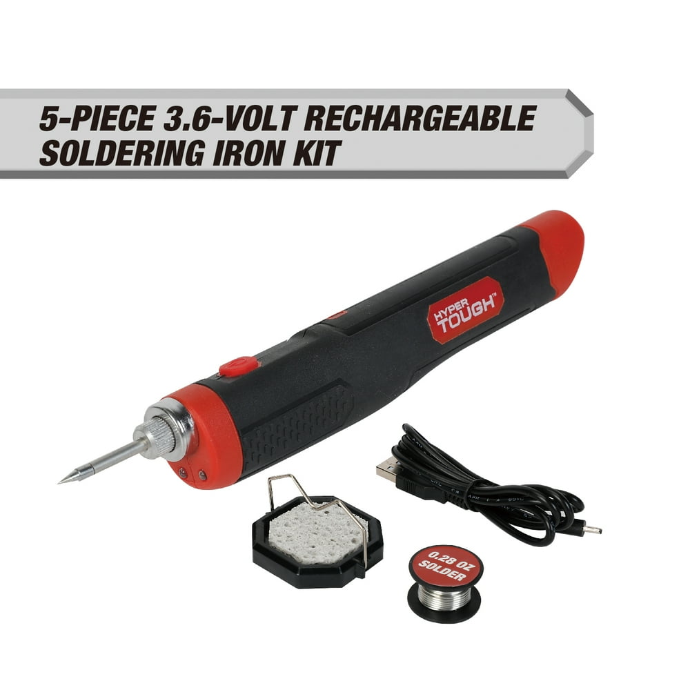 Hyper Tough Cordless Rechargeable Soldering Iron Kit in Click Fit Case - Image 1