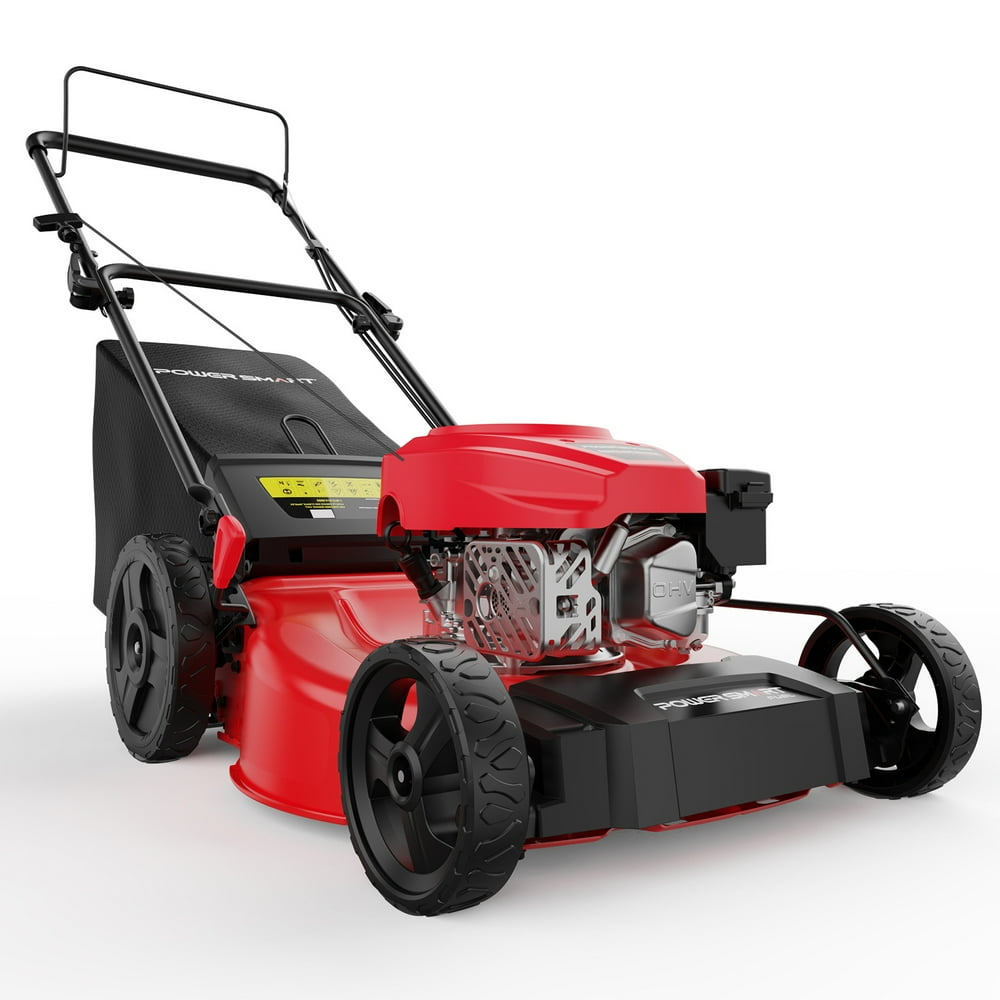 PowerSmart 21" 144cc Gas Push Lawn Mower , with 6-Position Height Adjustment - Image 1