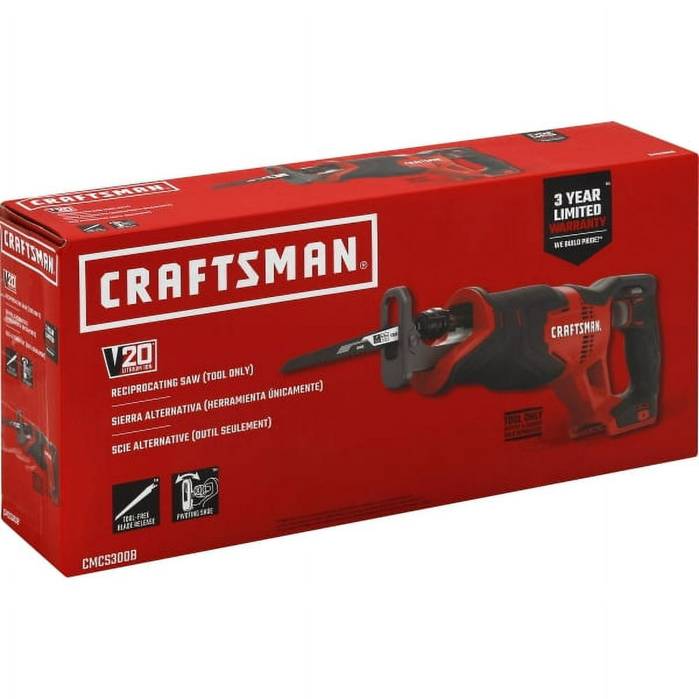CRAFTSMAN V20* Cordless Reciprocating Saw (Bare Tool) - Image 1