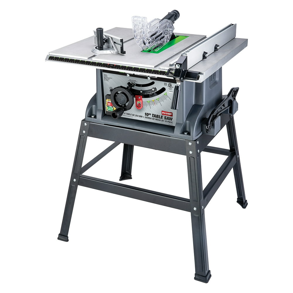 Genesis 15-Amp 10-In. Table Saw with Metal Stand, GTS10SCPT - Image 1