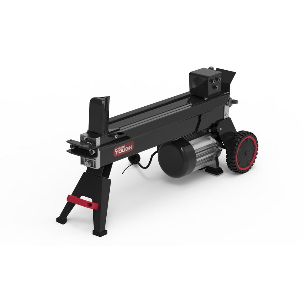 Hyper Tough 5 Ton Log Splitter, 15-Amp Induction Motor with Hydraulic Ram, Horizontal Use with Vertical Storage - Image 1
